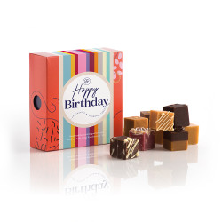 Happy Birthday Classic Fudge Selection - 9 Piece Gift Box