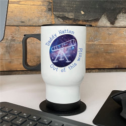 Personalised Astronomy Dad Travel Mug