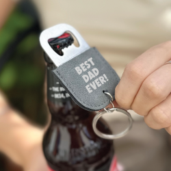 Best Dad Ever Bottle Opener Keyring