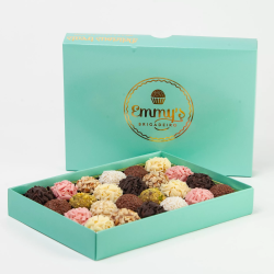 ​Gluten Free Brazilian Brigadeiro Truffles – Luxury Chocolate Gift Box of 24 - Handmade Gourmet Treats