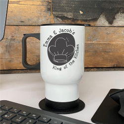 Personalised Chef Dad Travel Mug