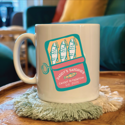 Personalised Daddy's Sardines Mug