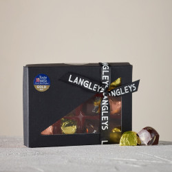 Rocky Road Dark Chocolate Gift Box – 24 Handmade Pieces – Assorted Flavours – Made in Cornwall