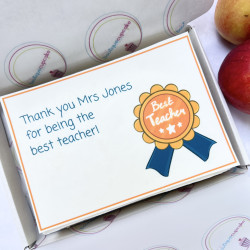 Teacher Thank You Cake Card