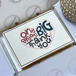 Letterbox Thank You Cake Card