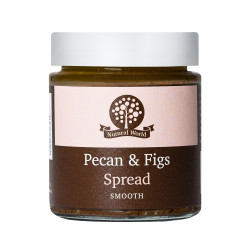 Pecan and Figs Spread Twin Pack - No Added Sugar - All Natural, Handmade Nut Butter - 2 x 170g Jars