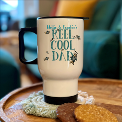Personalised Reel Cool Dad Travel Mug
