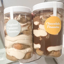 Gluten-Free Tiramisu Jars, Pick and Choose 2 Flavours, Alcohol-Free - 400ml Dessert Jars