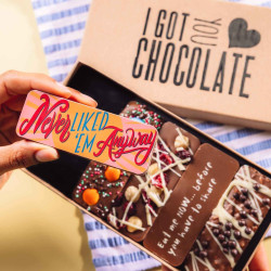 Funny Break Up Gift for Friends | Selection Box of Chocolate Bars | Divorce Gift | Belgian Chocolate | Fairtrade