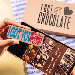 Funny Sorry Chocolates | Selection Box of Chocolate Bars | Apology Gift | Belgian Chocolate | Fairtrade