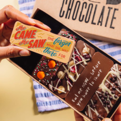 Funny Menopause Chocolate Gift | Selection Box of Chocolate Bars | Gift for Menopausal Friend | Belgian Chocolate | Fairtrade