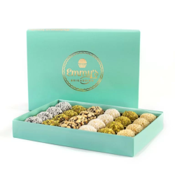 Vegan Brazilian Brigadeiro Truffles – Handmade Chocolate Box of 24 - Gluten Free & Dairy Free Gift