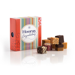 Congratulations Classic Fudge Selection - 9 Piece Gift Box