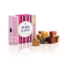 With Love Tasting Menu Fudge Selection - 9 Piece Gift Box
