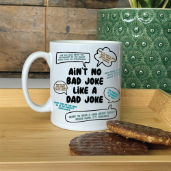 Personalisd No Bad Joke Like A Dad Joke Mug