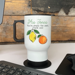 Personalised Simply The Zest Teacher Travel Mug