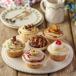 The Celebration Cupcake Selection – Box of 6