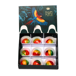 Tropical Fruit Gluten-free Vegan White Chocolate Mini Bonbon