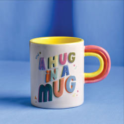 Hug In A Mug 3D Letter Mug