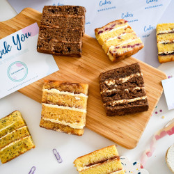 Letterbox Cake Subscription - 2 Homemade Sponge Cake Slices