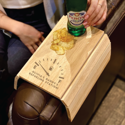 Dad Fuel Gauge Refueling Station Personalised Sofa Tray
