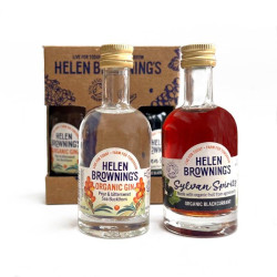 Organic Gin and Blackcurrant Sylvan Spirit Mini Gift Set (10cl) &ndash; Bramble Cocktail Kit, From Regen Farming