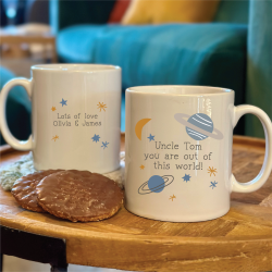Personalised Out Of The This World Uncle Mug