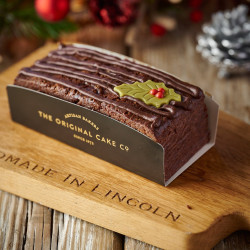 Artisan Festive Chocolate Truffle Yule Logs x8