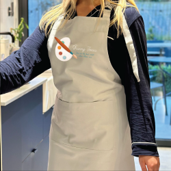Personalised Artist Painting Apron