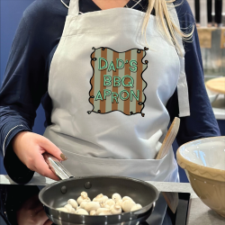 Stripe Dad's BBQ Apron