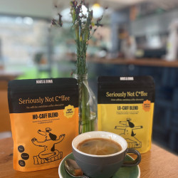 Coffee Alternative Bundle - Caffeine-Free & Low-Caffeine Duo - 2 x 150g