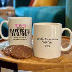 Personalised Favourite Teacher Mug