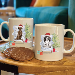 Personalised Dog Breed Christmas Mug