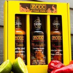 Hot Sauce Gift Box - Pick 3 Artisan Chilli Sauces - 150ml Bottles