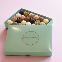 Happy Birthday Chocolate Brigadeiro Truffle Gift Box of 24 [CLONE]