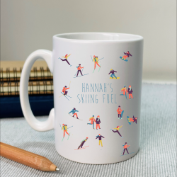 Personalised Ski Fuel Mug