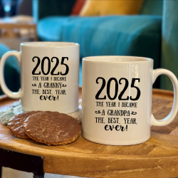 Personalised The Year I Became A Grandparent Mug
