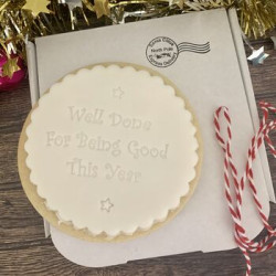 Large Christmas Biscuit Stocking Filler - With A Message From Santa
