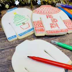 Christmas Biscuit Decorating Kit - Decorate Your Own Christmas Jumper - Ideal Gift or Stocking Filler