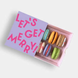 Christmas Macarons Gift Box of 6
