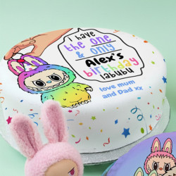 Labubu Themed Letterbox Cake