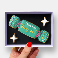 Personalised Christmas Cracker Joke Cookie - Letterbox Friendly Gift