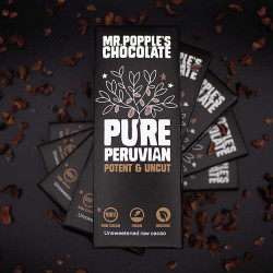 Pure Peruvian - Ceremonial Cacao, 100% Raw Criollo Chocolate Bar (5 x 35g)