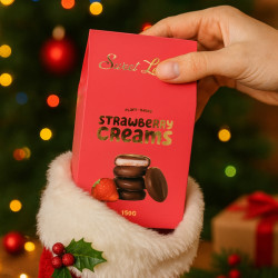 Strawberry Creams – Luxurious Dark Chocolate with Creamy Strawberry Filling