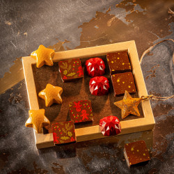 Luxury Christmas Chocolate Gift Box - 12 Handcrafted Chocolates