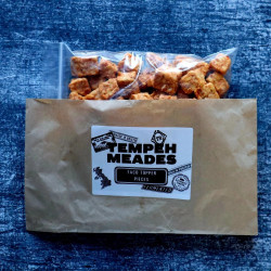 Mexican Style Tempeh Pieces - 2 x 500g packs - Natural Fermented Handmade Plant Protein
