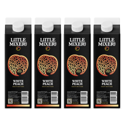 Pure White Peach Purée Mixer - Case of 4 x 1kg