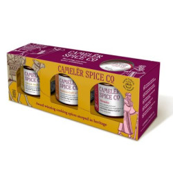 BBQ Blend Collection Gift Box - 3 x 30g Jars - Vegeto, Mitmita, and Bahārat Gulf of Arabia Spice Blends