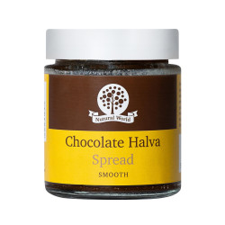Chocolate Halva Spread - No Added Sugar - All Natural, Handmade Chocolate Spread - 170g