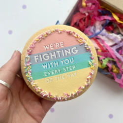 Fighting With You Biscuit Gift